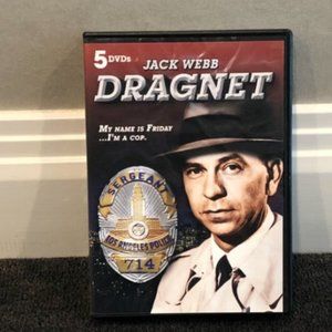 DRAGNET TV SHOW 5 DISC DVD SET